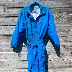Schmello Designer Turquoise Ski Suit from France